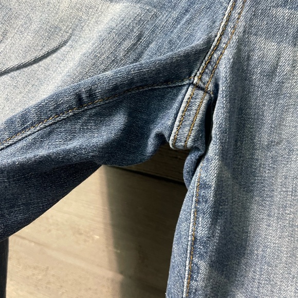 Joe’s Jeans Medium Wash Denim Kency Boyfriend Slim Crop Distressed Jeans Sz 26 - Picture 6 of 16